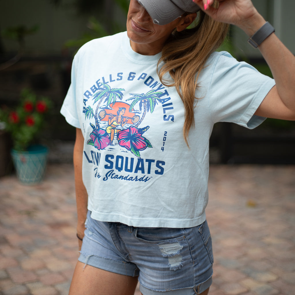 Muscle Beach Boxy Crop T