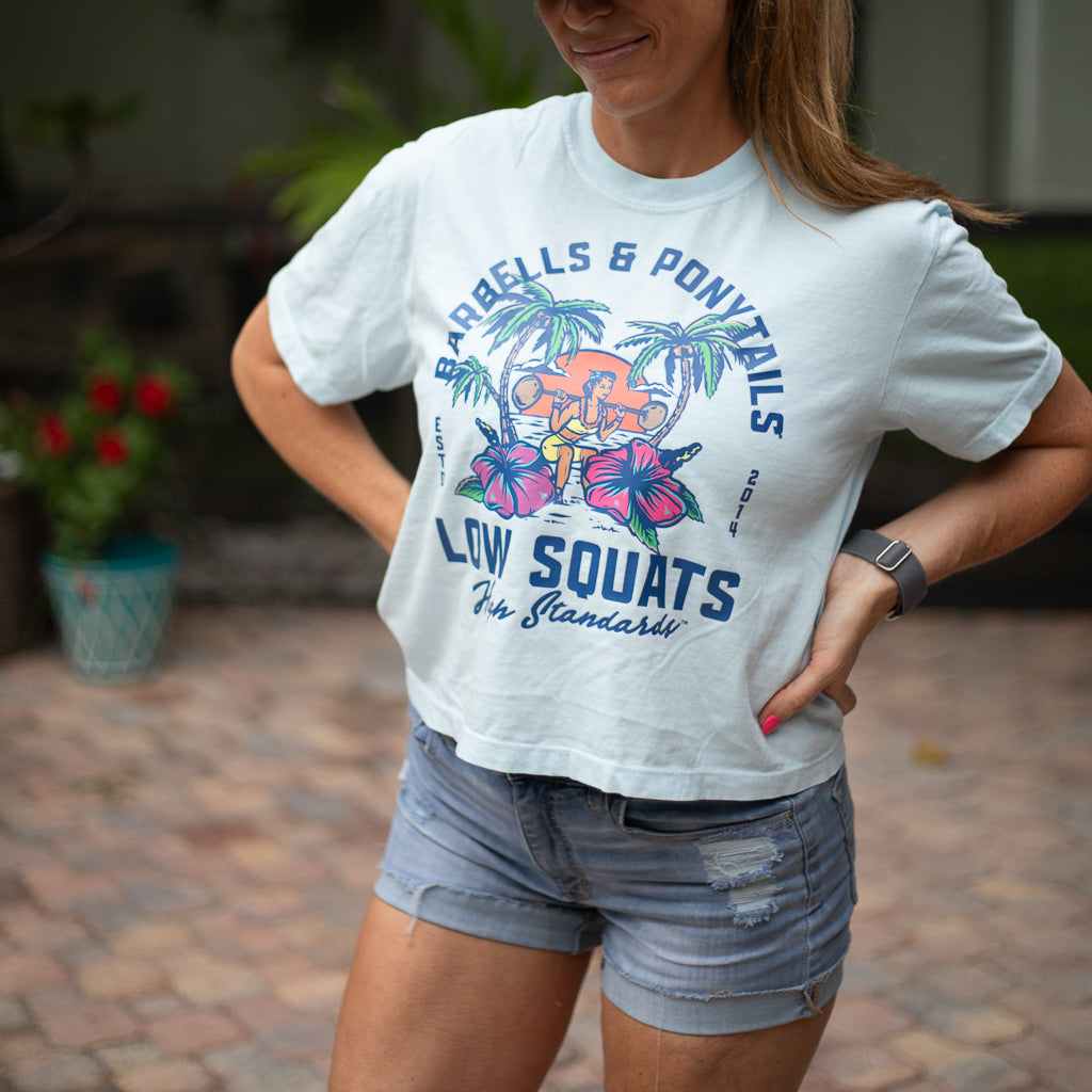 Muscle Beach Boxy Crop T
