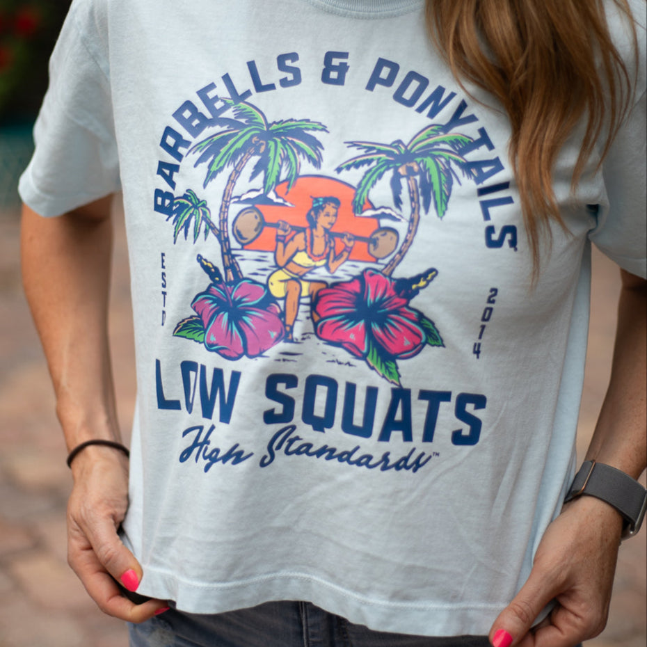 Muscle Beach Boxy Crop T