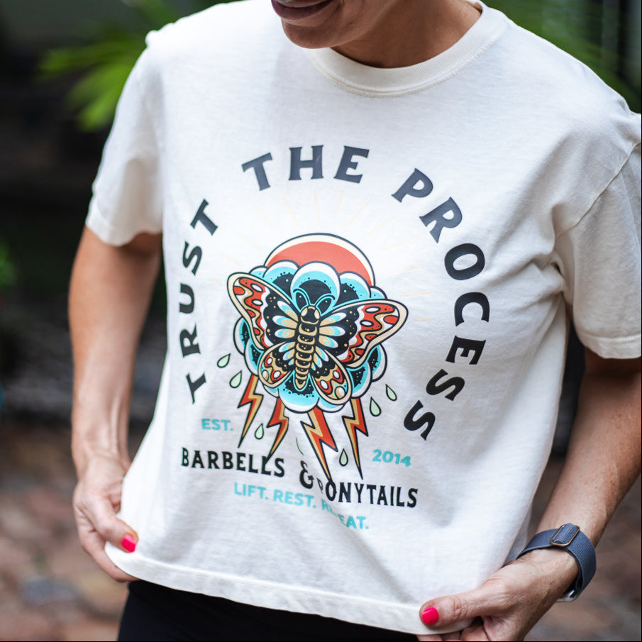 Trust The Process Boxy Crop T