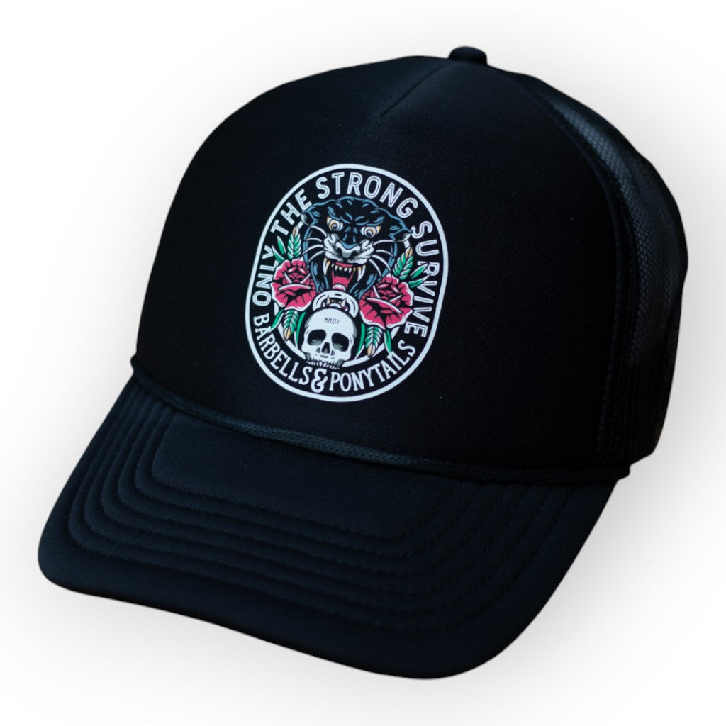 Only The Strong Survive Snapback Trucker Hat