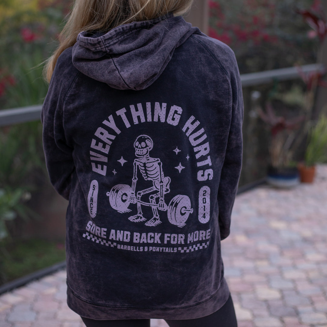 Everything Hurts Mineral Wash Hoodie