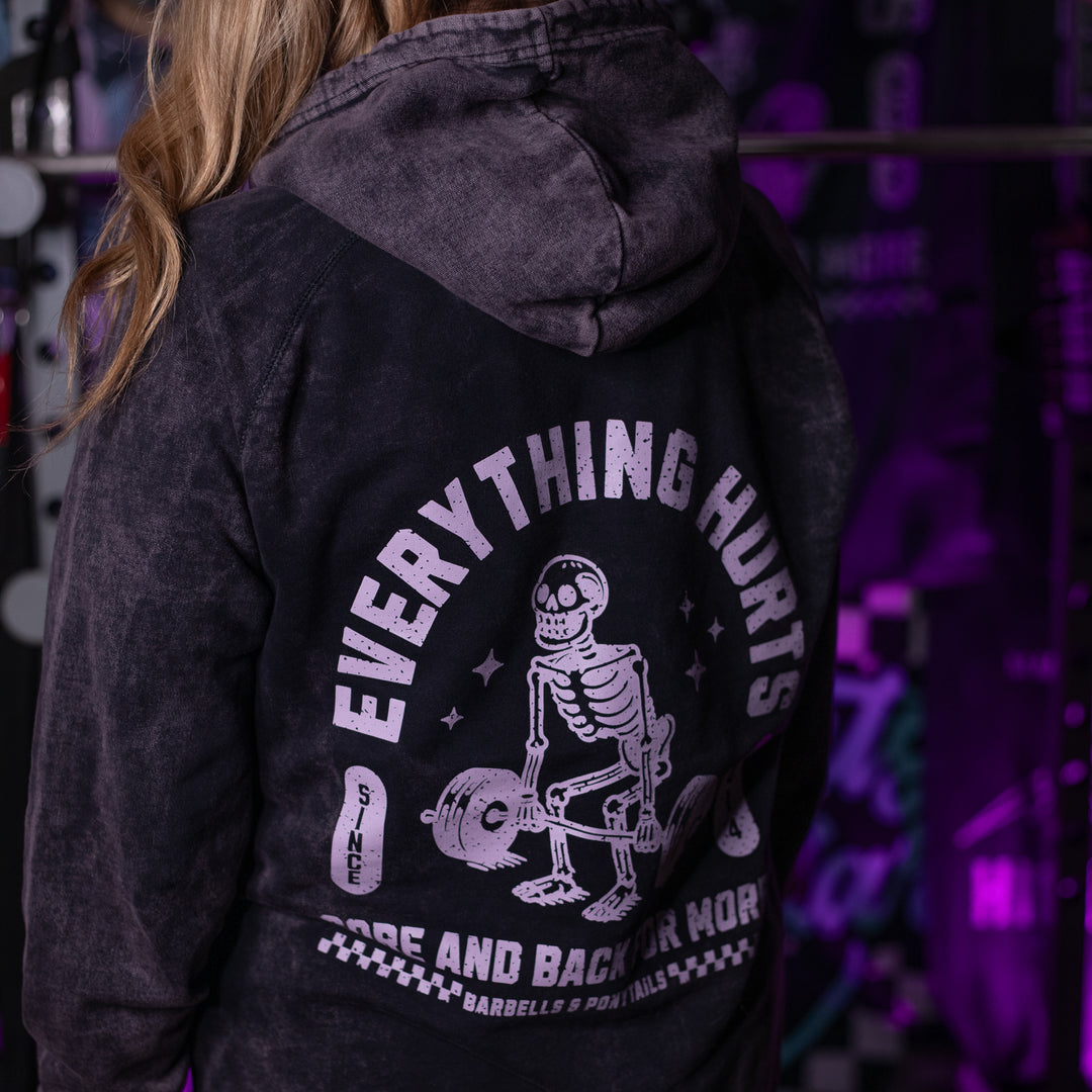 Everything Hurts Mineral Wash Hoodie