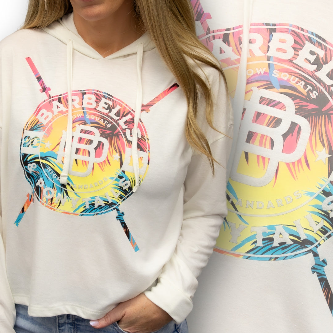 Lightweight Crop Hoodie Tee