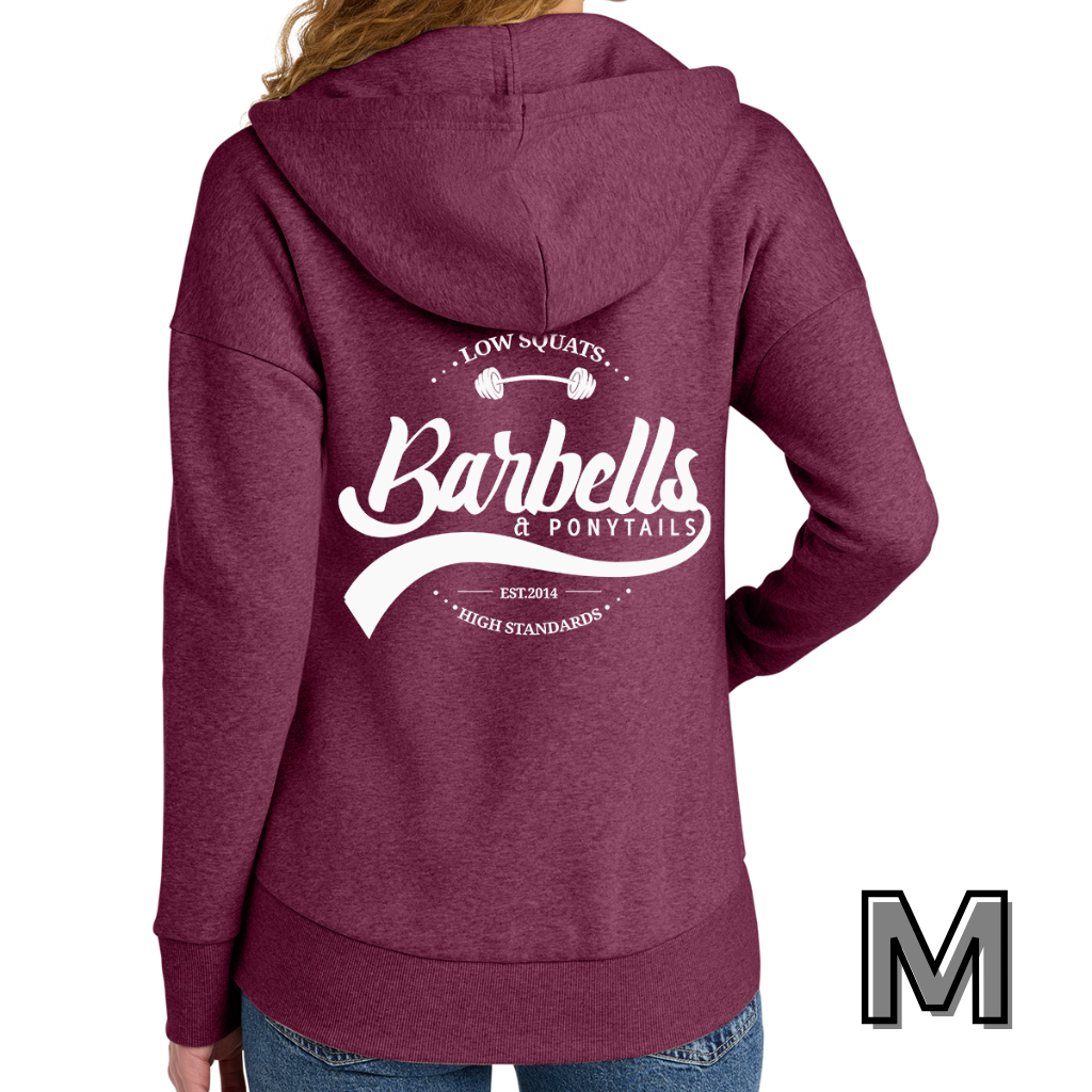 District® Women’s Perfect Weight® Fleece Drop Shoulder Full-Zip Hoodie