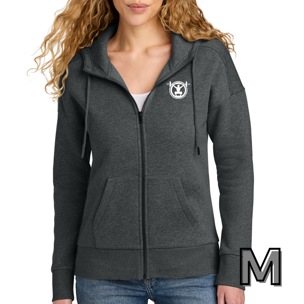 District® Women’s Perfect Weight® Fleece Drop Shoulder Full-Zip Hoodie