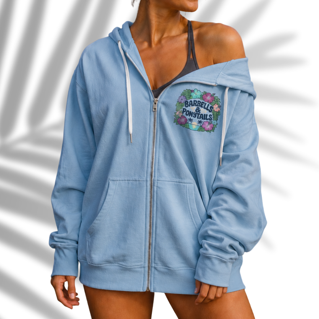 Flower Power Zip Hoodie