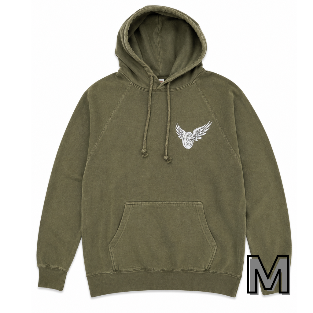 Unisex Vintage Raglan Hoodie Sweatshirt