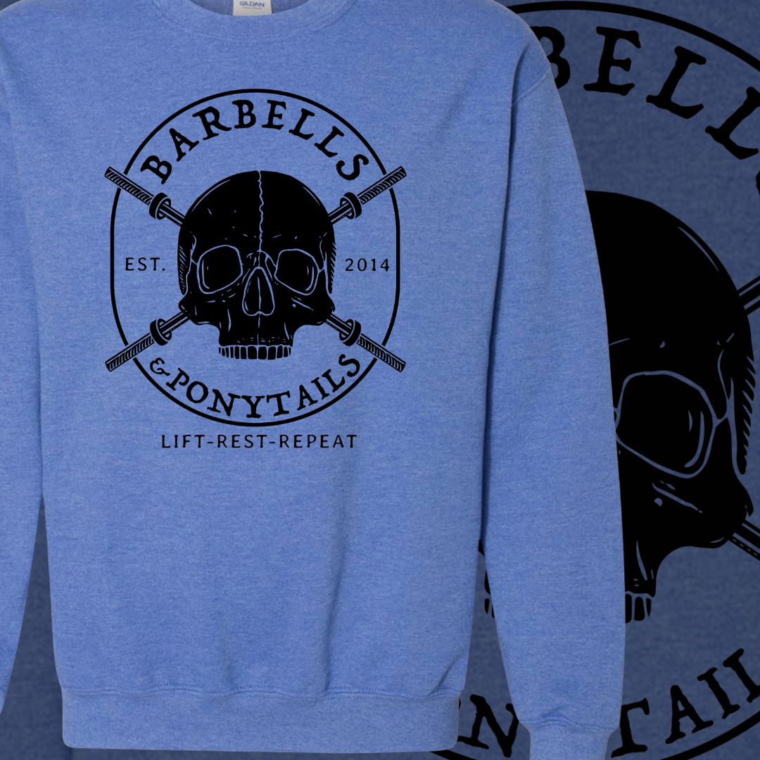 Skulls & Barbells Unisex Crew Sweatshirt