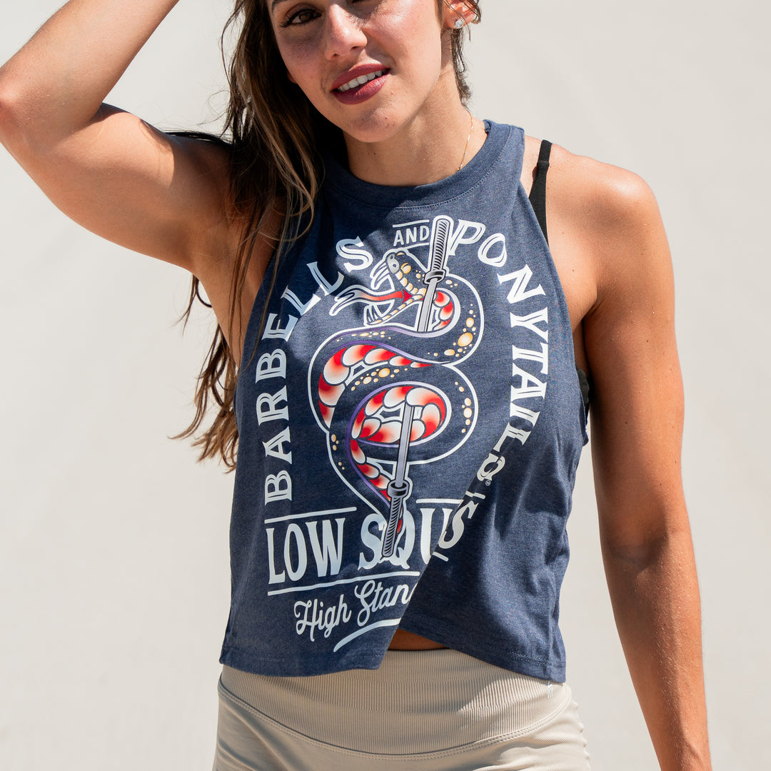 Snake Eyes Racer Crop