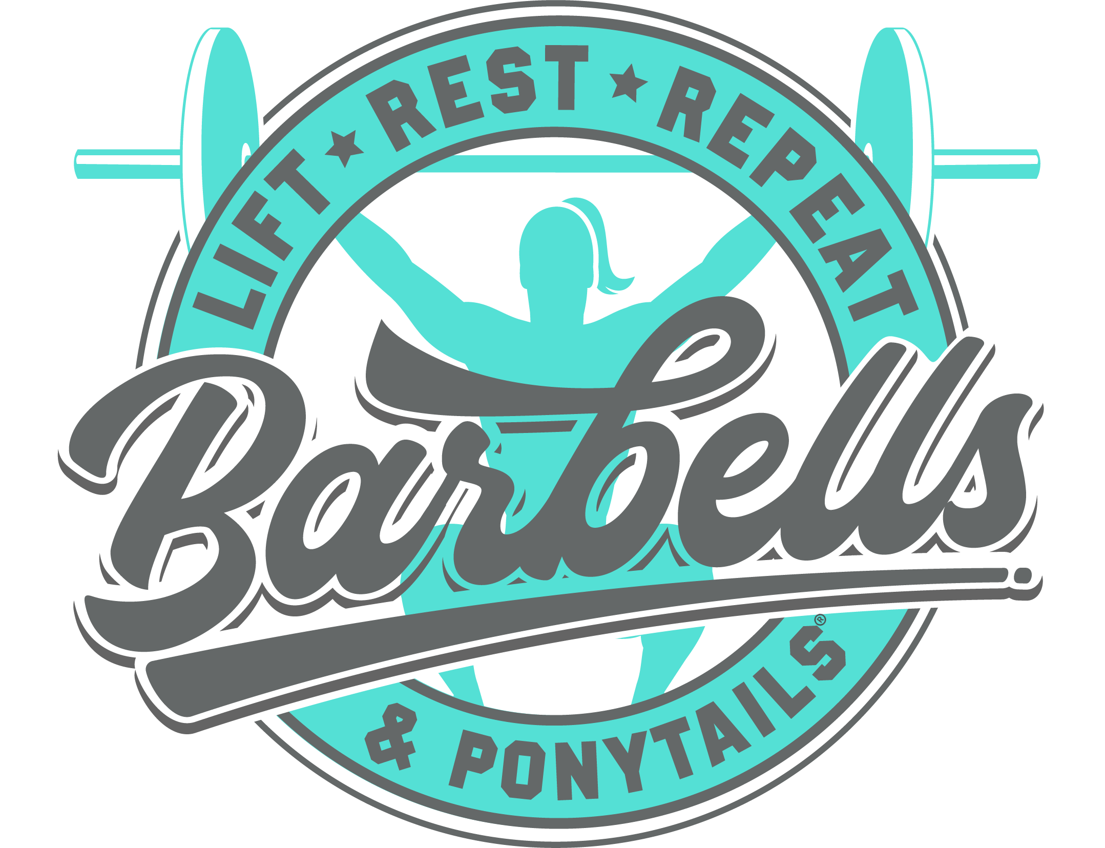 Barbells & Ponytails Logo 