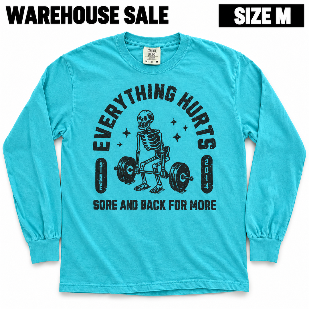 Everything Hurts Long Sleeve Cotton T￼