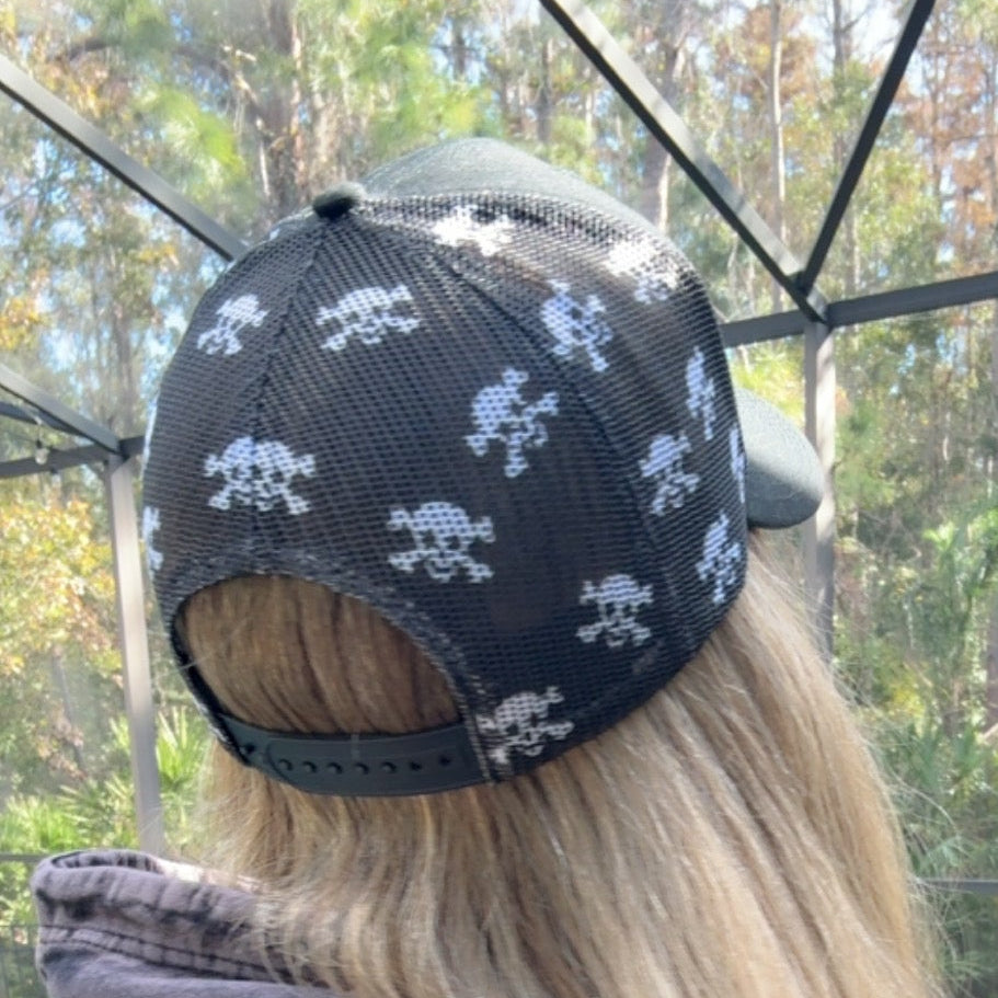 Skulls Snapback Trucker Hat