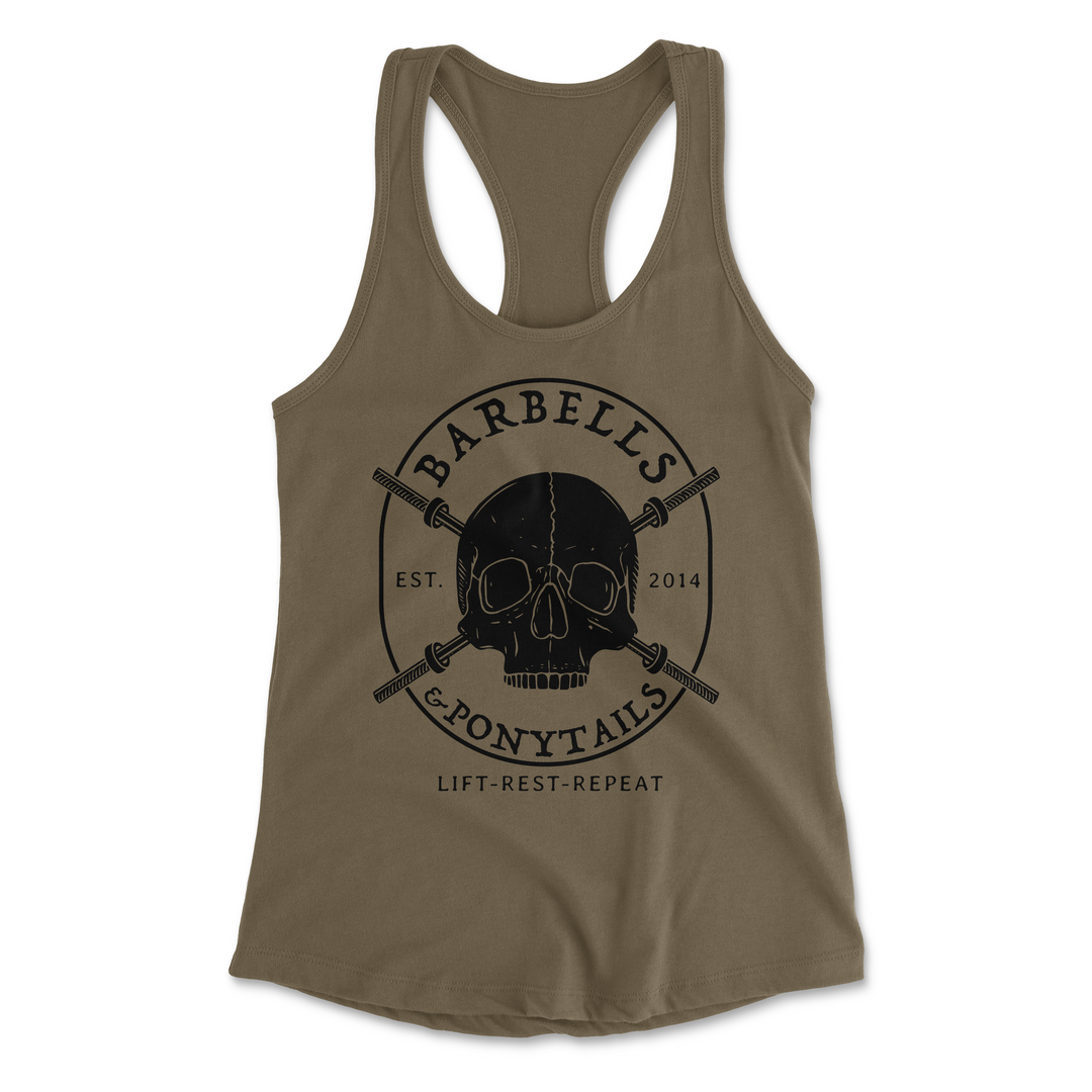 Skulls & Barbells Racerback Tank