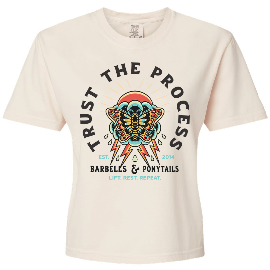 Trust The Process Boxy Crop T