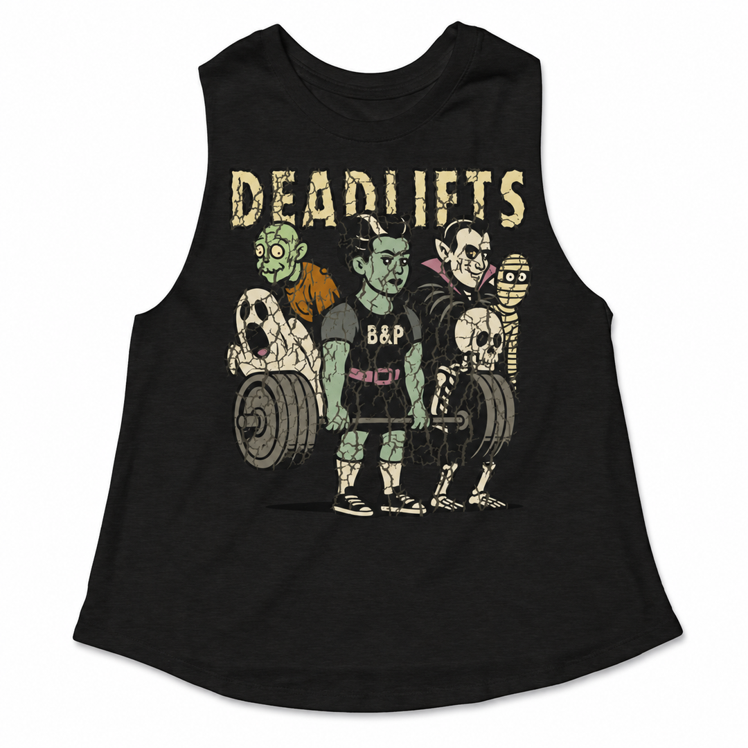 DEADLifts Racer Crop