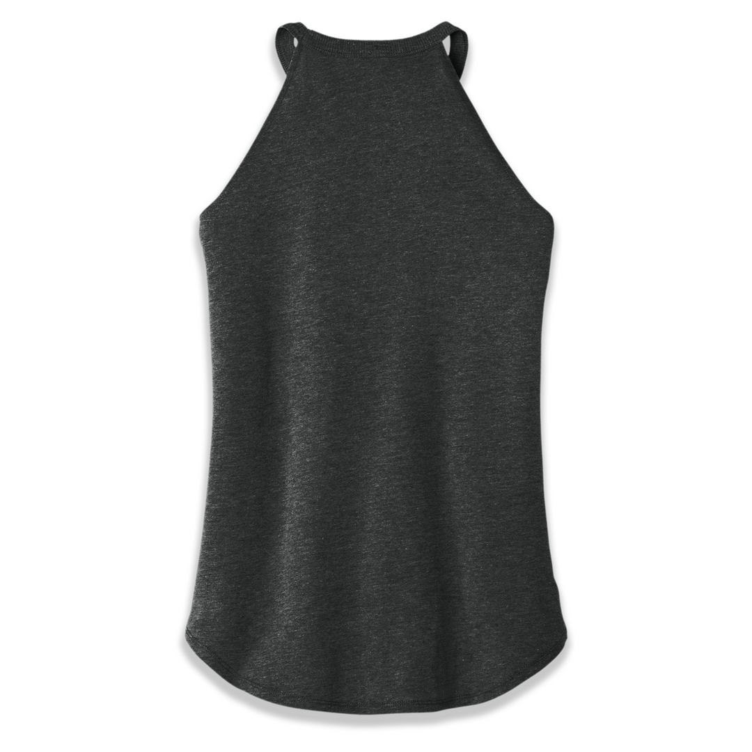 Good Vibes Flowy High Neck Tank