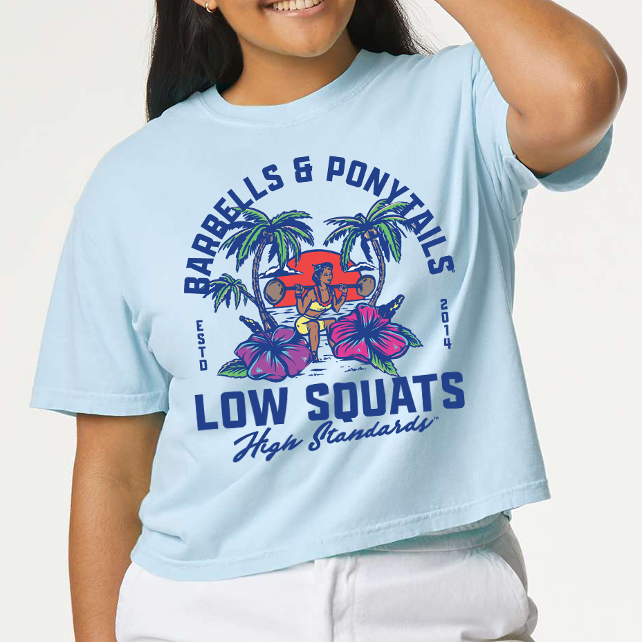 Muscle Beach Boxy Crop T