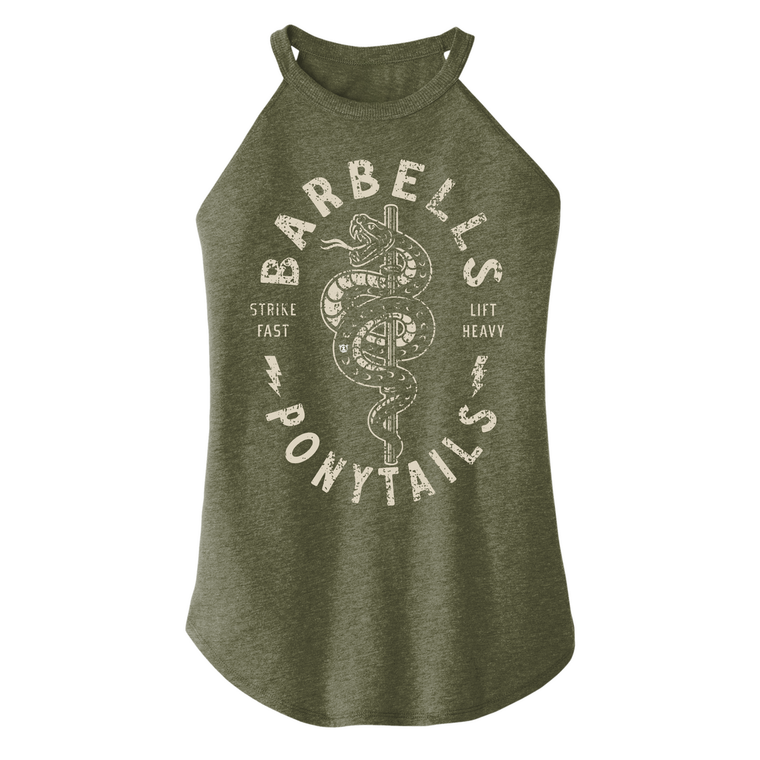 Snake Eyes Flowy High Neck Tank