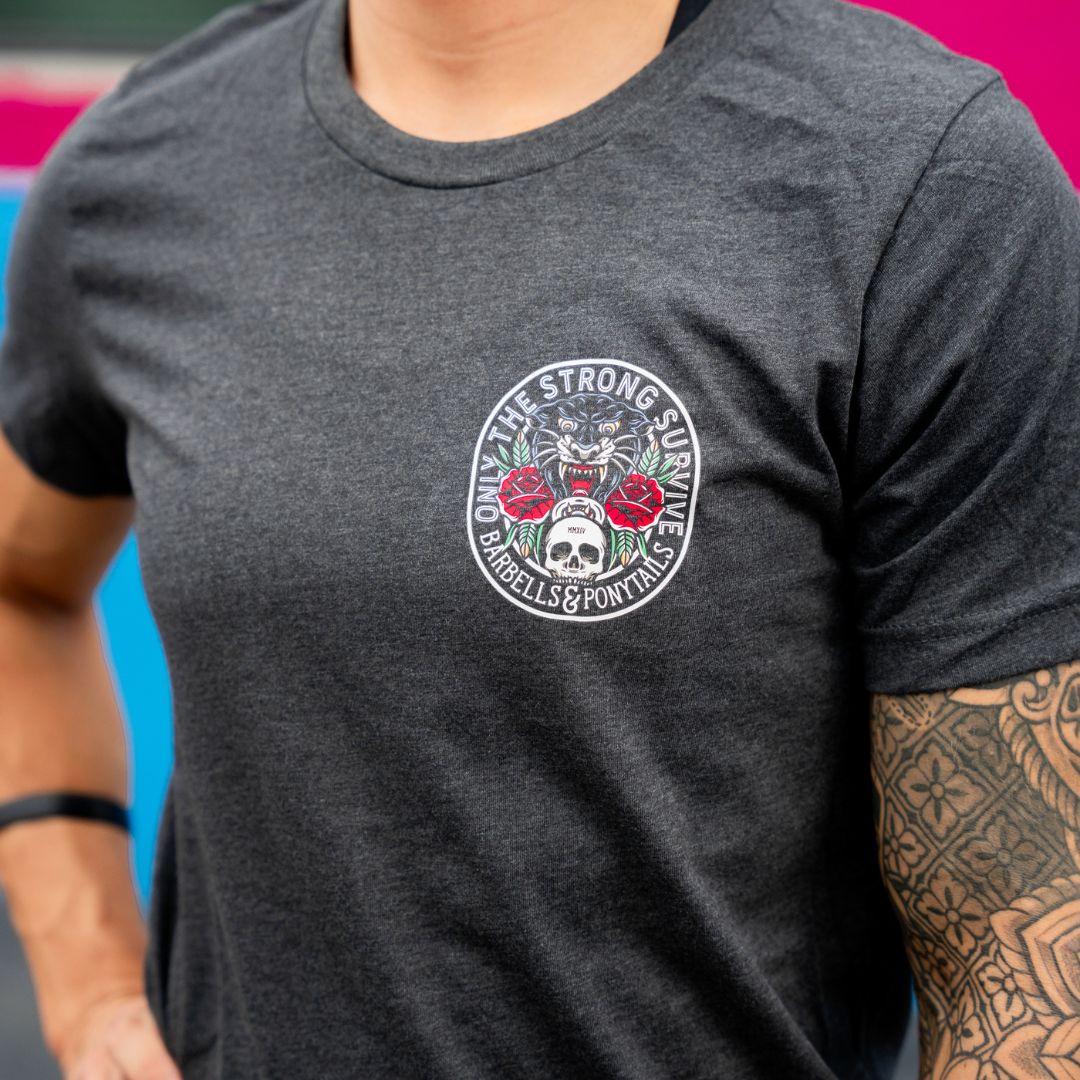 only the strong survive t-shirt front 2