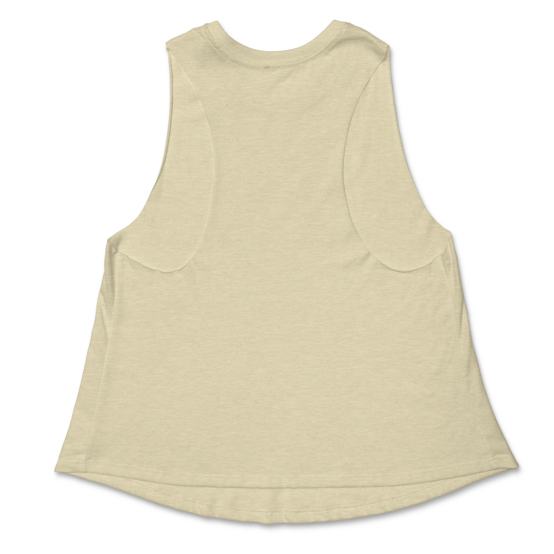 Strong Woman Racer Crop