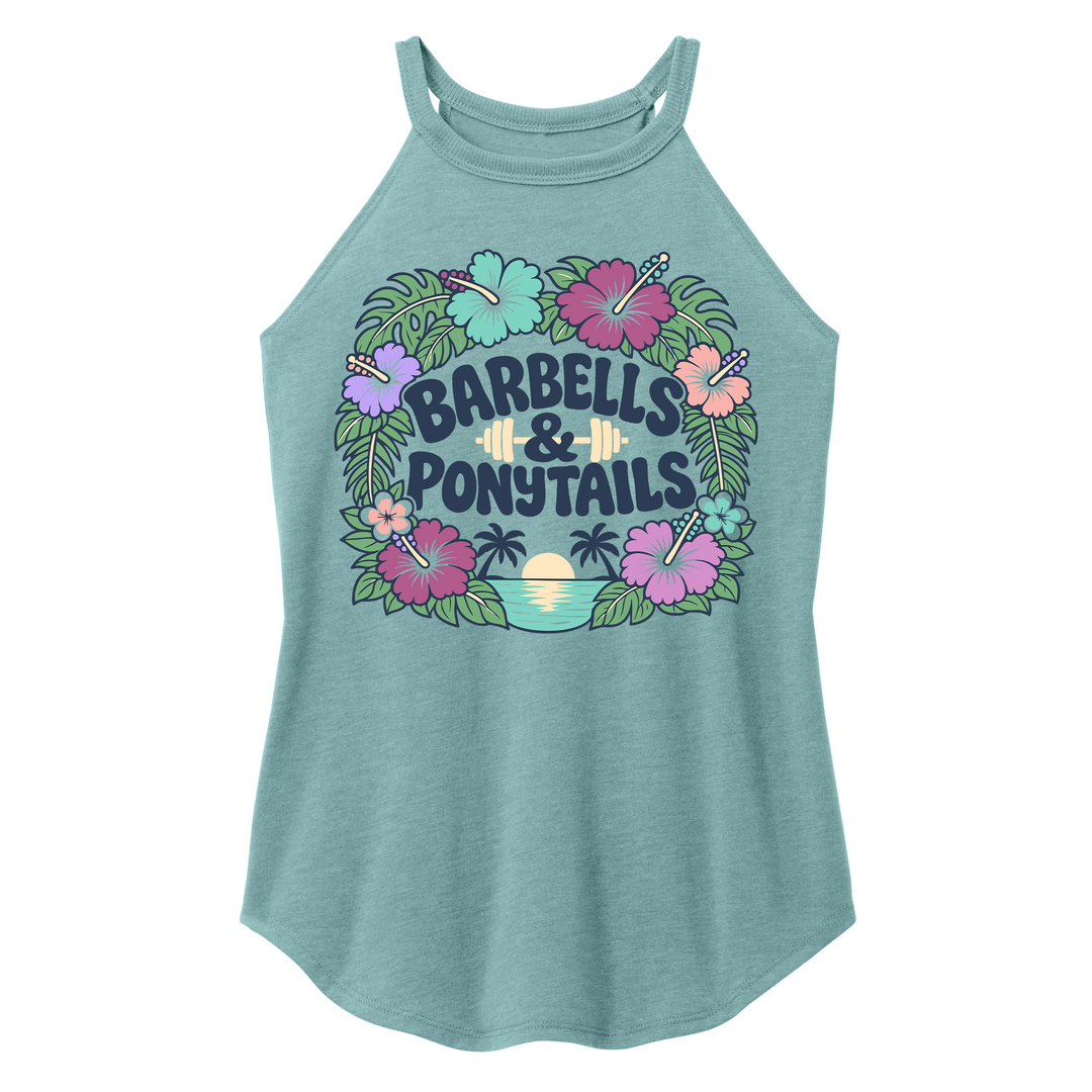 Flower Power Flowy High Neck Tank