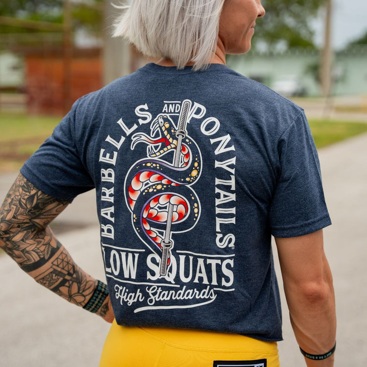 snake eyes modest crop t back