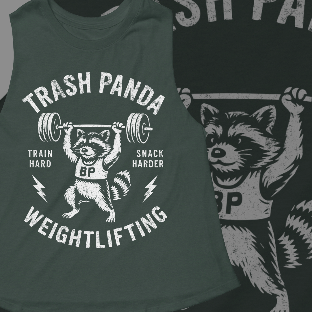 Trash Panda Racer Crop