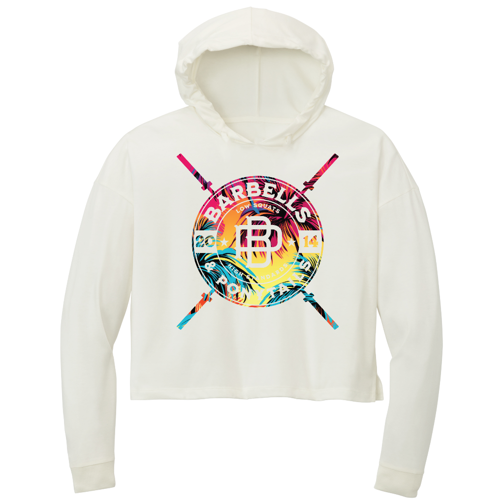 Lightweight Crop Hoodie Tee